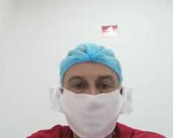 Berciu din Maramureș (Sju Baia Mare): Mască Made în Italia! Pusă la dispoziție astăzi de către angajator.